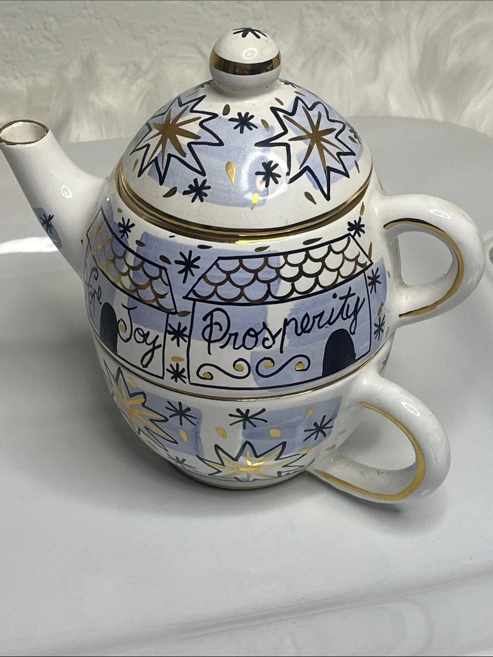 Starbucks Vintage 1998 "Tea for One" hand-painted from Italy - Picture 4 of 6